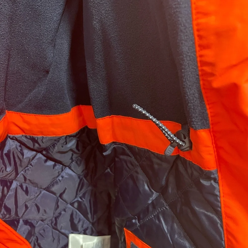 Lands' End Kids Orange and Navy Jacket